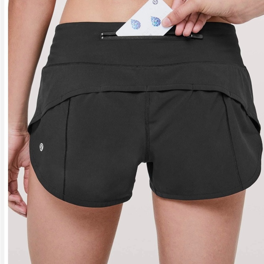 Lululemon Hotty Hot Shorts 2.5 inch Size 2 Black